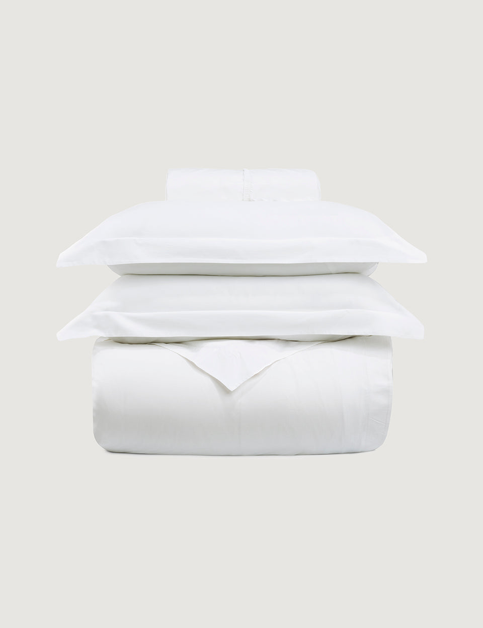 Perkalowy Komplet Pościeli z Ozdobną Ramką + Prześcieradło