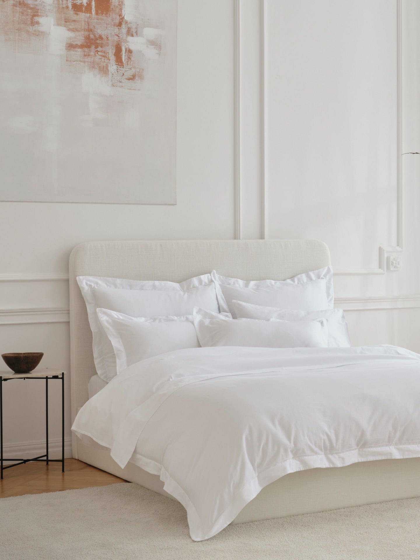 Satynowy Komplet Pościeli z Ozdobną Listwą